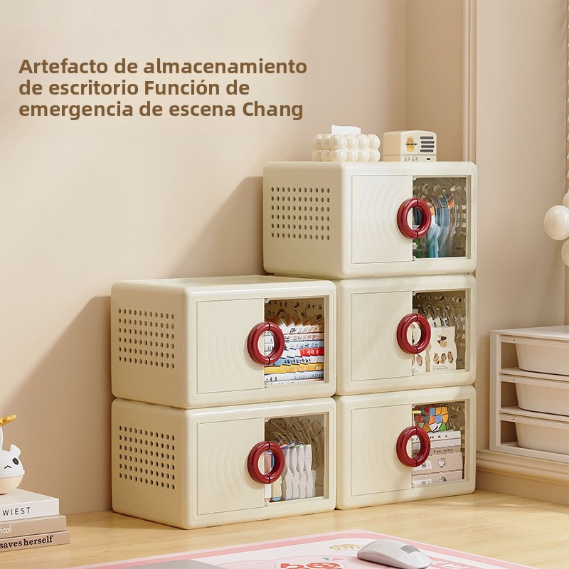 桌面收纳盒高级感家用厨房卧室置物架零食文具杂物刀架餐具收纳盒